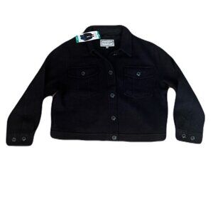 Hunter Wool Button Up Jacket Black Size XL NEW